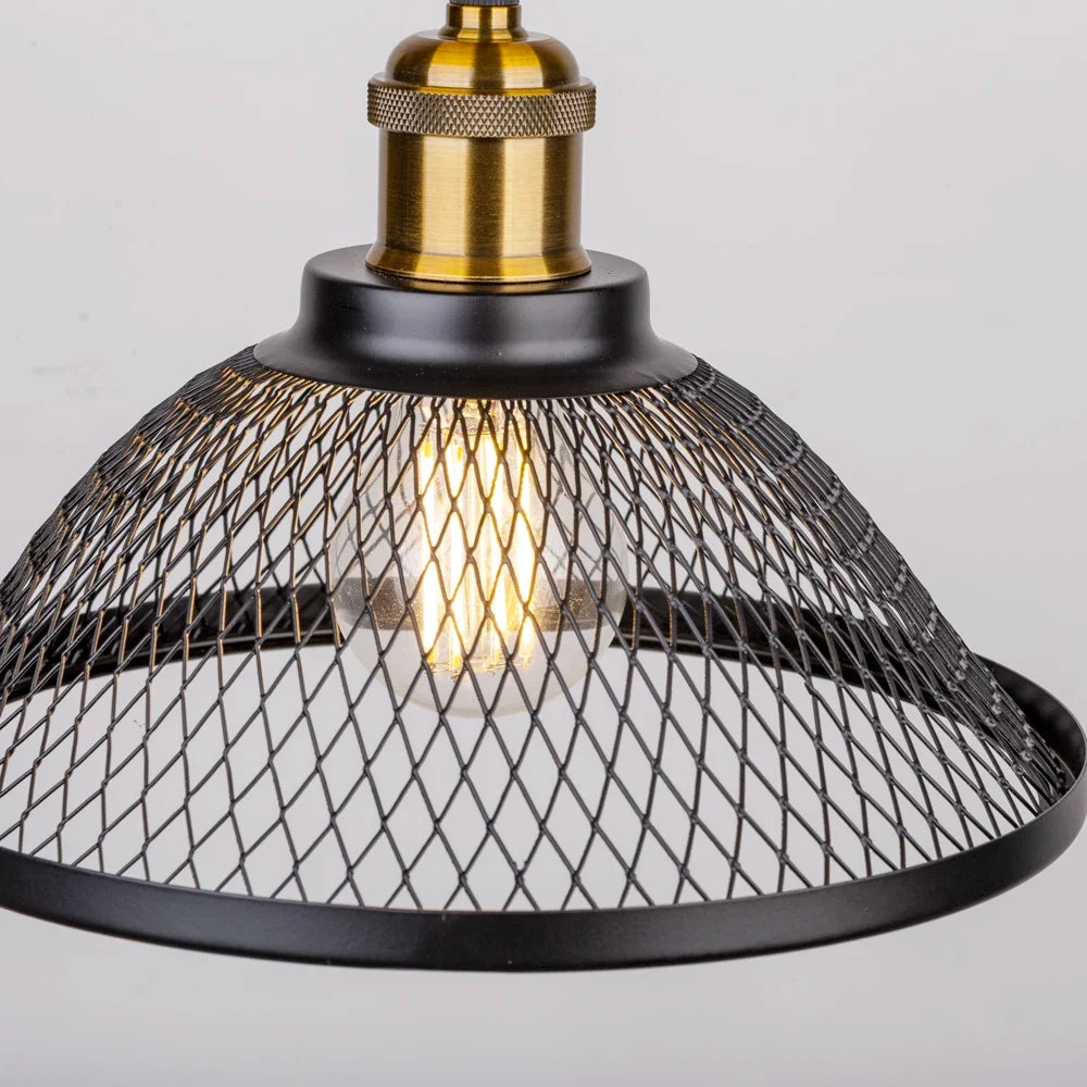plafonnier moderne à leds style vintage industriel rétro loft