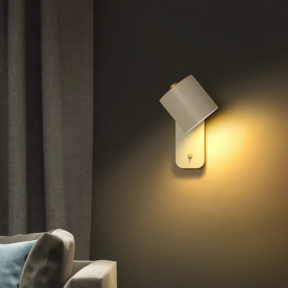 applique murale led intérieur escalier moderne décor salon interrupteur