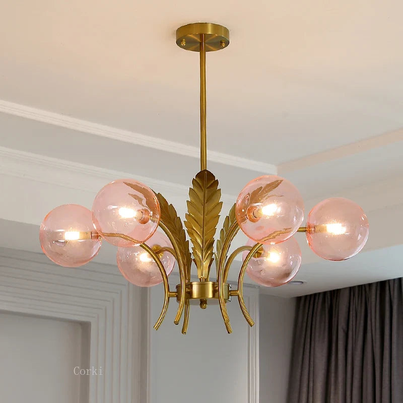 lustre moderne en verre design minimaliste pour intérieur élégant