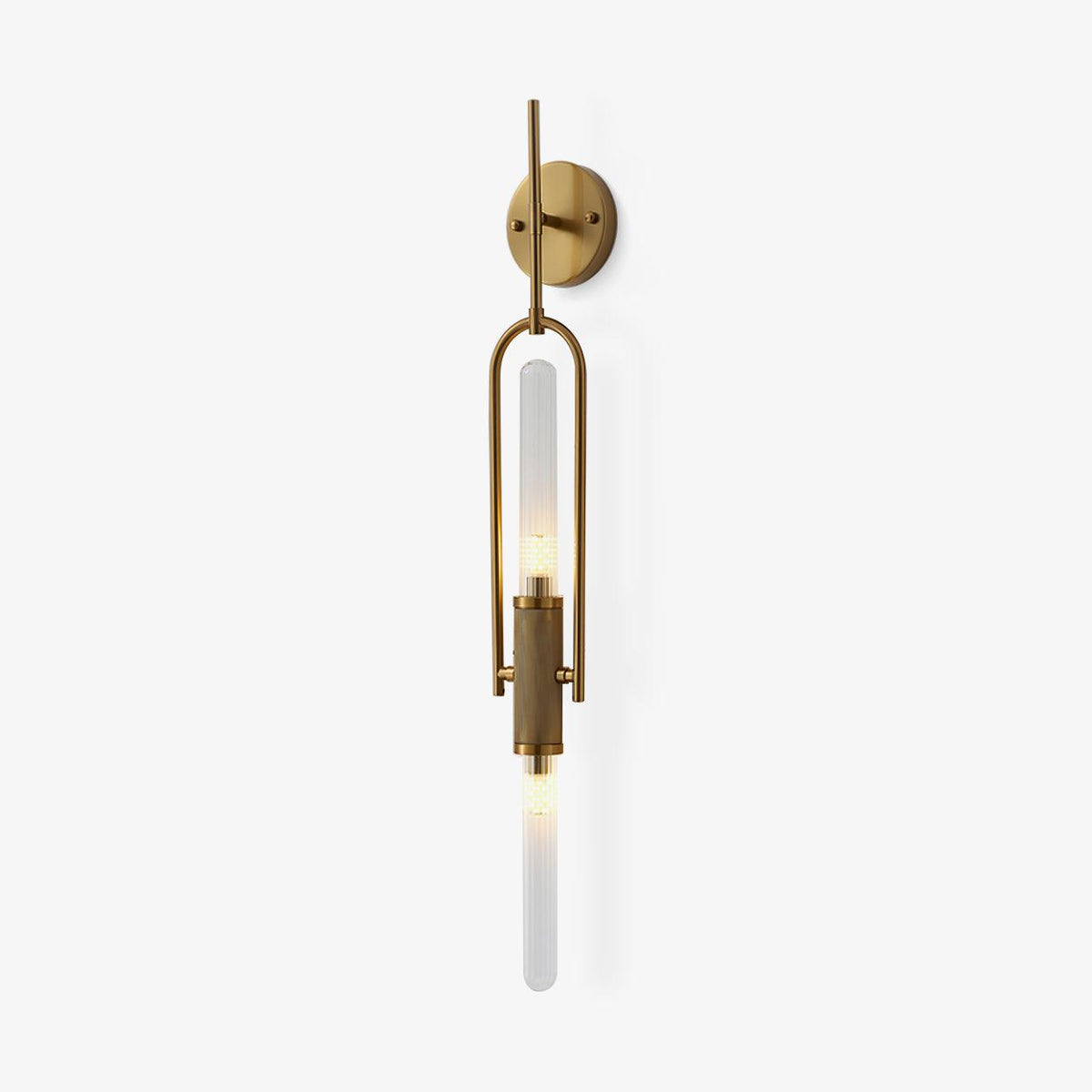 Applique Murale Longue Arc en Verre Art — Mortaise
