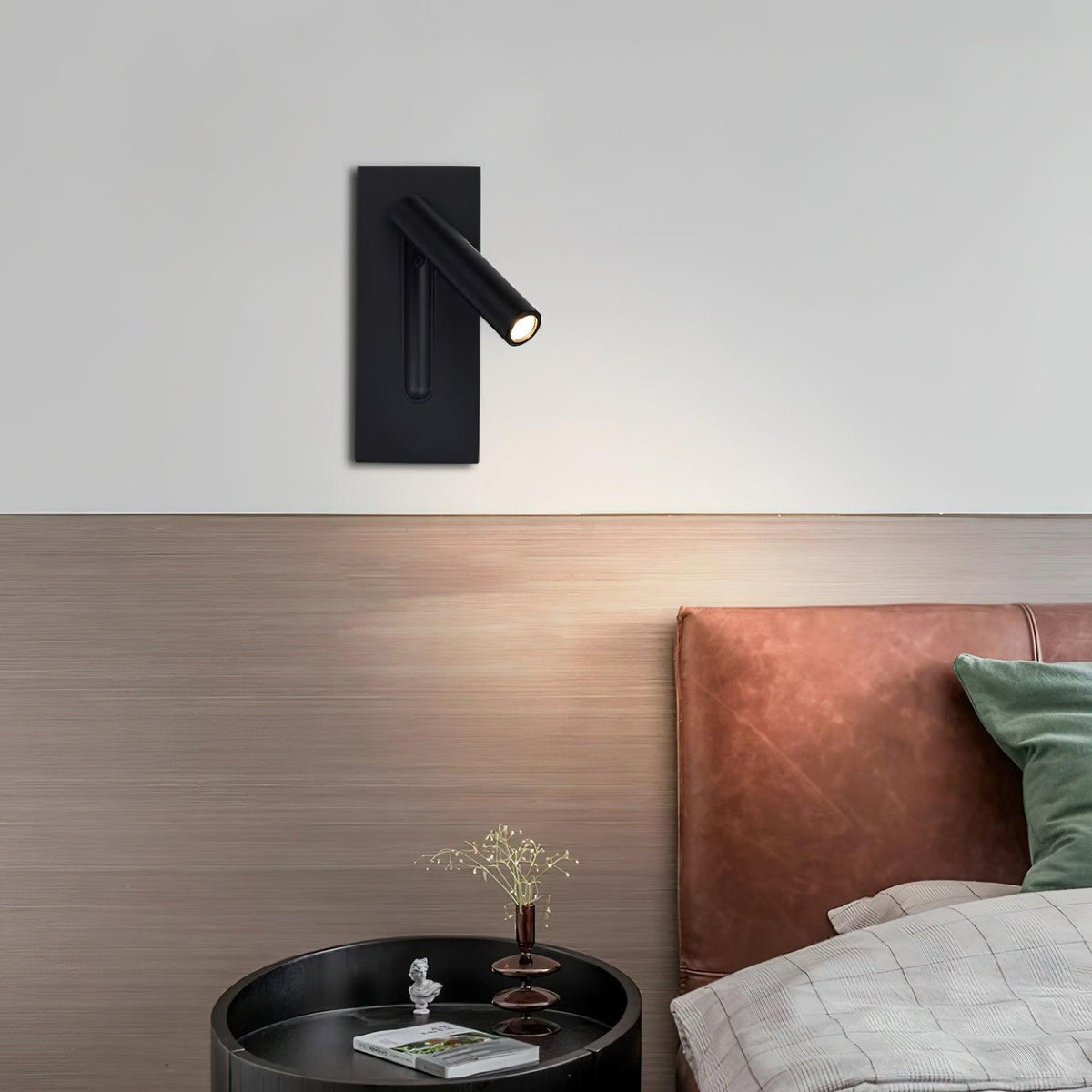 Applique de lecture à spot cylindrique orientable sur platine — Mangrove