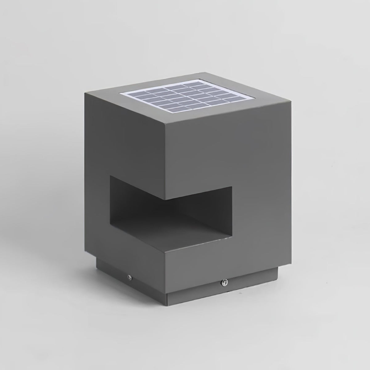 Borne d’extérieur cubique en métal et acrylique — Hellébore
