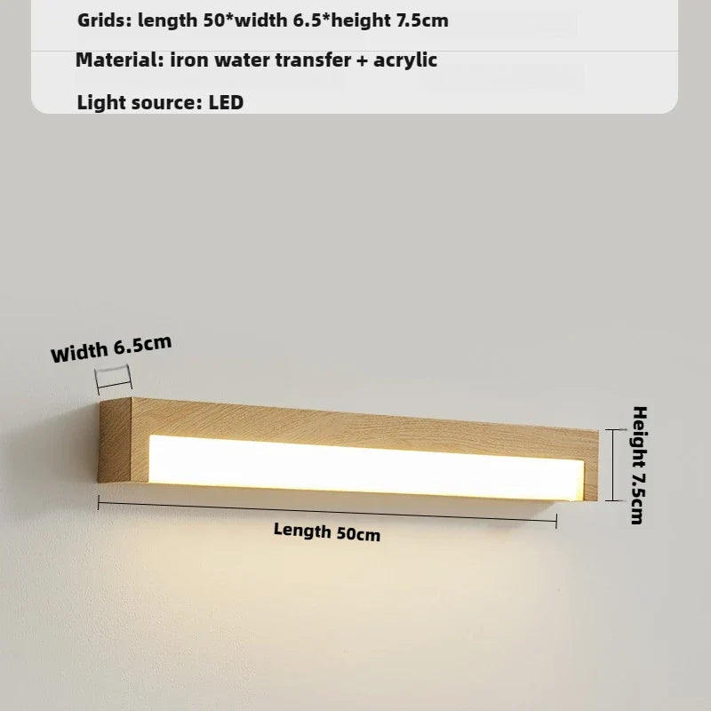 applique murale rétro à led pour intérieur moderne