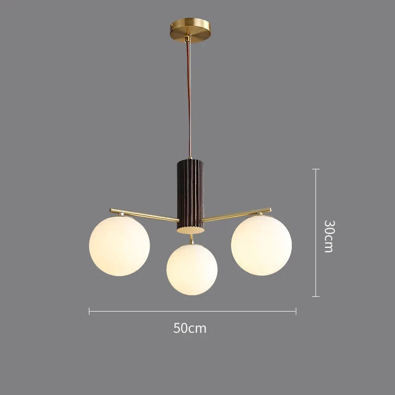 lustre japonais en cuivre style rétro médiéval pour intérieur élégant