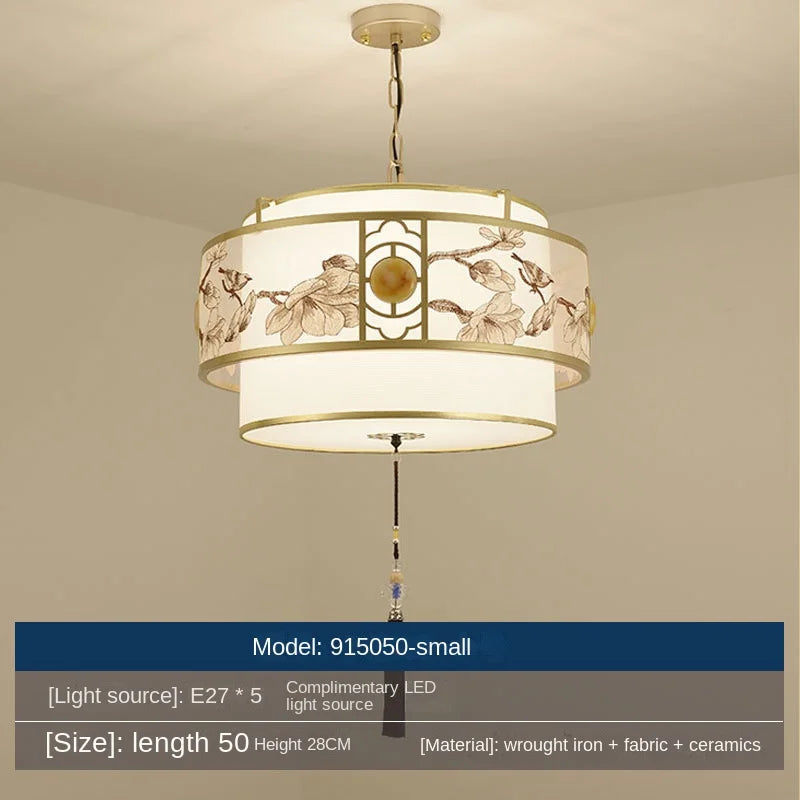 lustre restaurant chinois éclairage intérieur rétro suspension table nouvelle collection