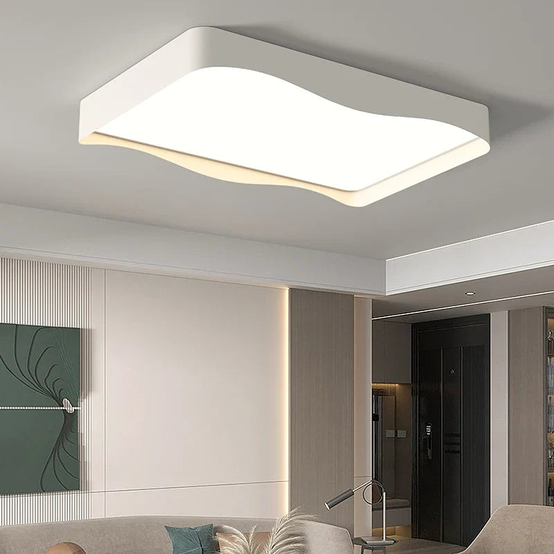 plafonnier led moderne minimaliste économie d'énergie protection des yeux
