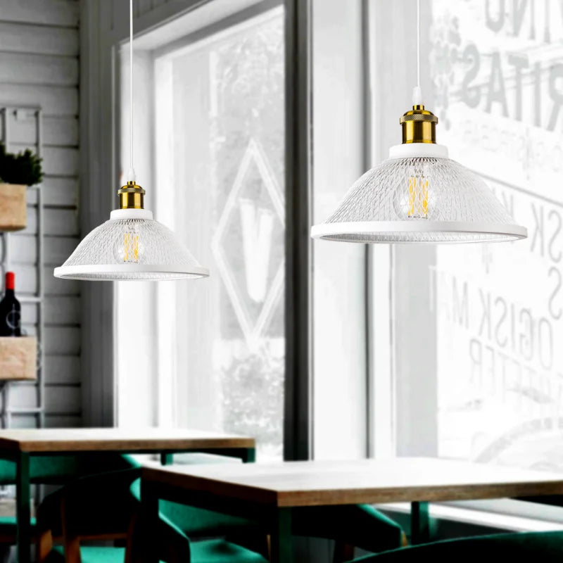 suspension Vintage rétro noir fer Net-Cage cuisine E27 LED pour chambre salon Restaurant
