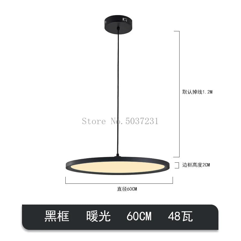 lustre moderne à led design nordique pour intérieur