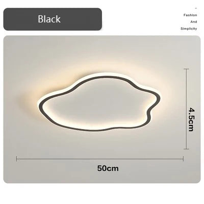 plafonnier moderne nuage atmosphérique créatif pour intérieur minimaliste
