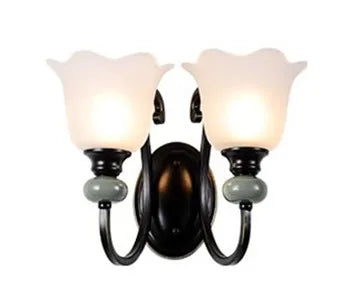 lustre en céramique vintage style américain éclairage intérieur classique