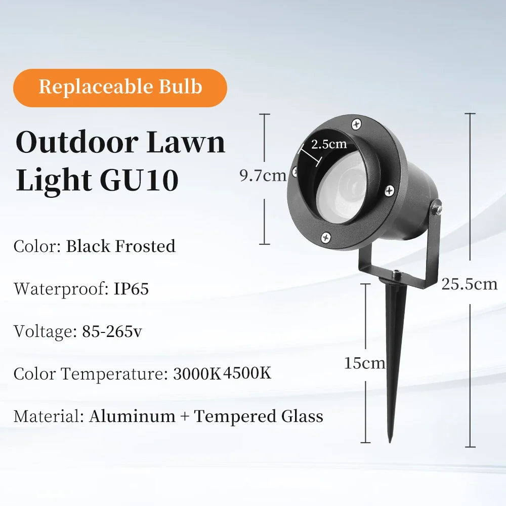 lampe led extérieure pour jardin éclairage paysager étanche et décoratif