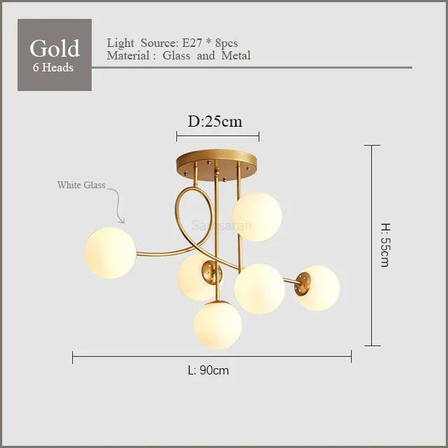 lustre en verre design pour un éclairage élégant intérieur