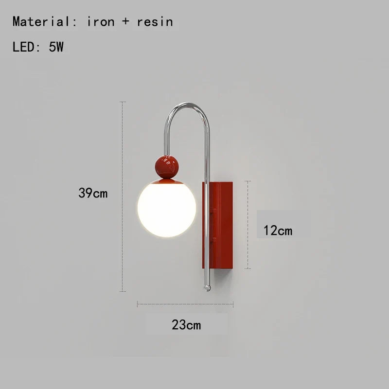 applique murale led style 	 avec gradation variable