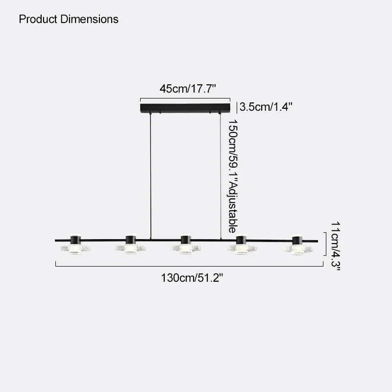 suspension minimaliste en laiton pour un éclairage élégant