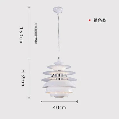lustre postmoderne design nordique à plusieurs niveaux décoratif