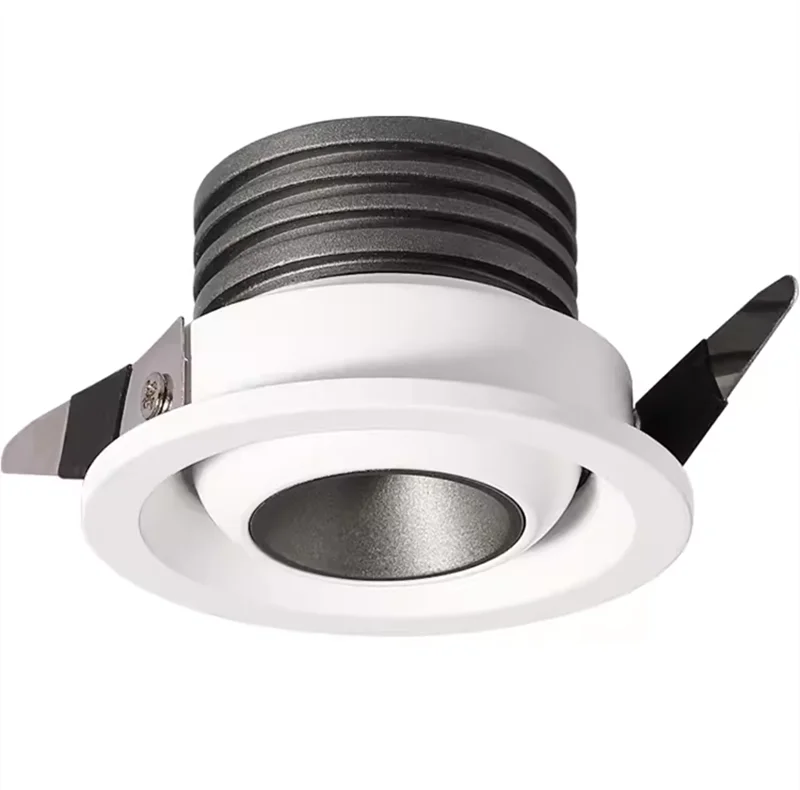 mini tube led anti-éblouissement intégré intensité réglable cob projecteur plafond maison