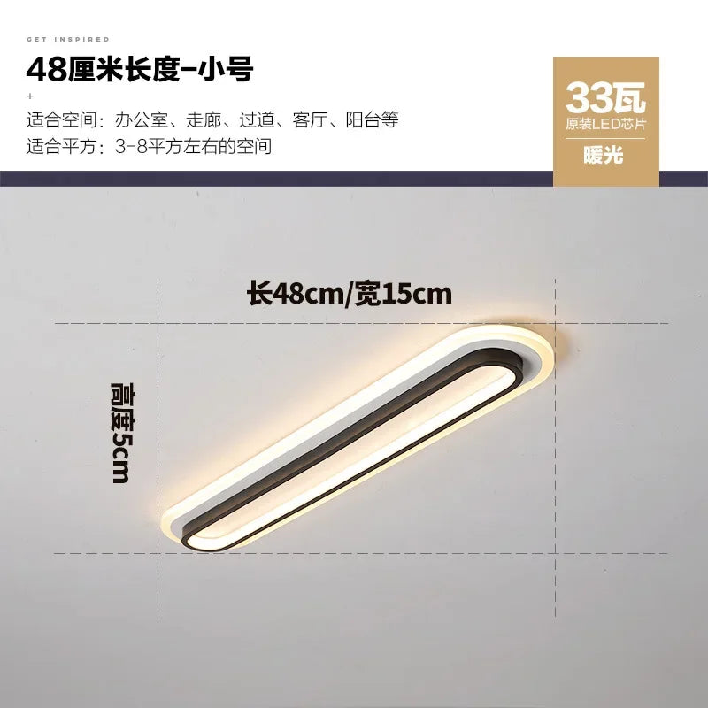 plafonnier moderne à led pour éclairage intérieur décoratif