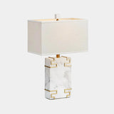 lampe de table rétro en tissu pour décoration intérieure