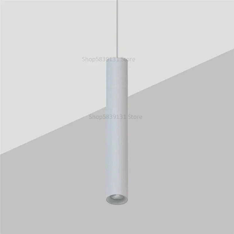 suspension moderne cylindrique pour décoration intérieure nordique