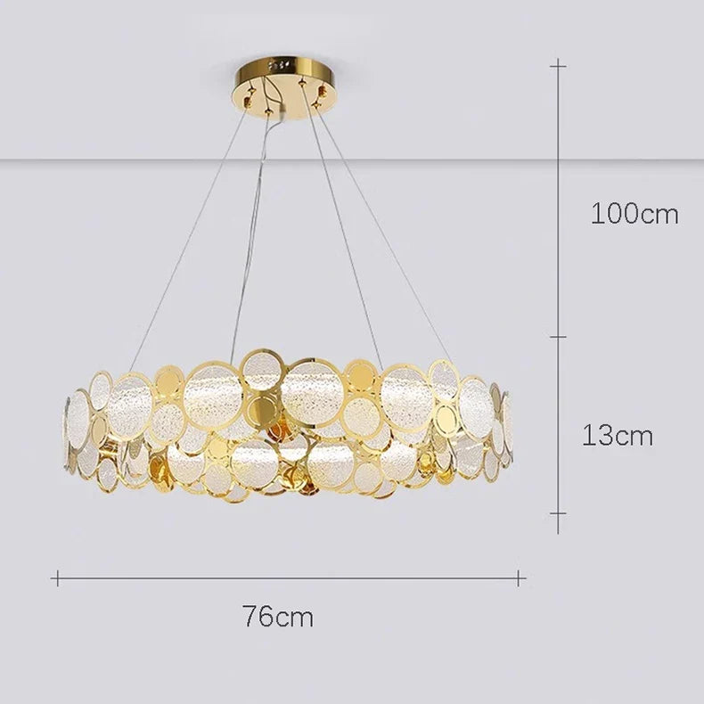 lustre moderne led de luxe pour éclairage intérieur