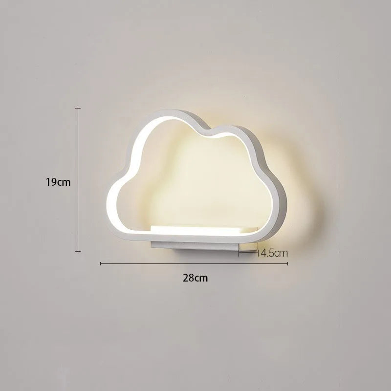 applique murale nuage led pour décoration enfant