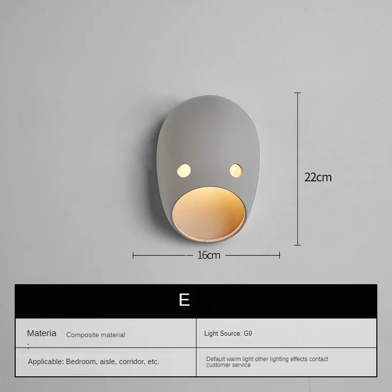 applique murale led créative et décorative pour divers espaces