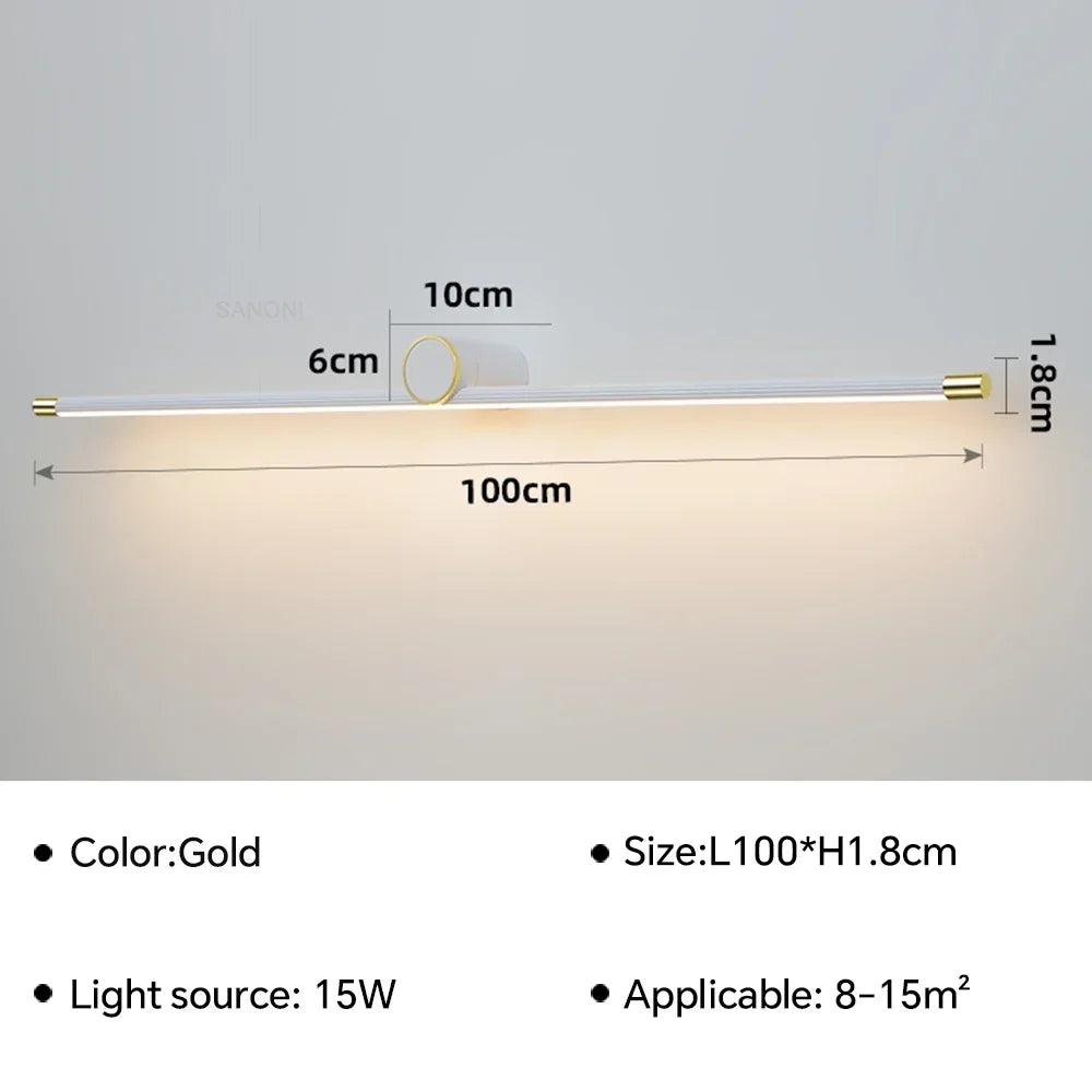 applique murale led moderne pour décoration intérieure et lecture