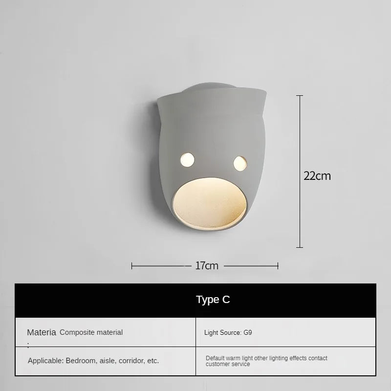 applique murale led créative et décorative pour divers espaces