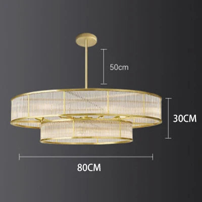 lustres en cristal doré modernes pour éclairage intérieur