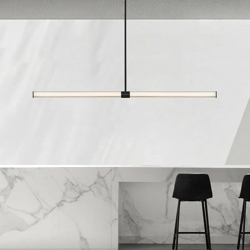 plafonnier moderne en verre pour bar et restaurant minimaliste