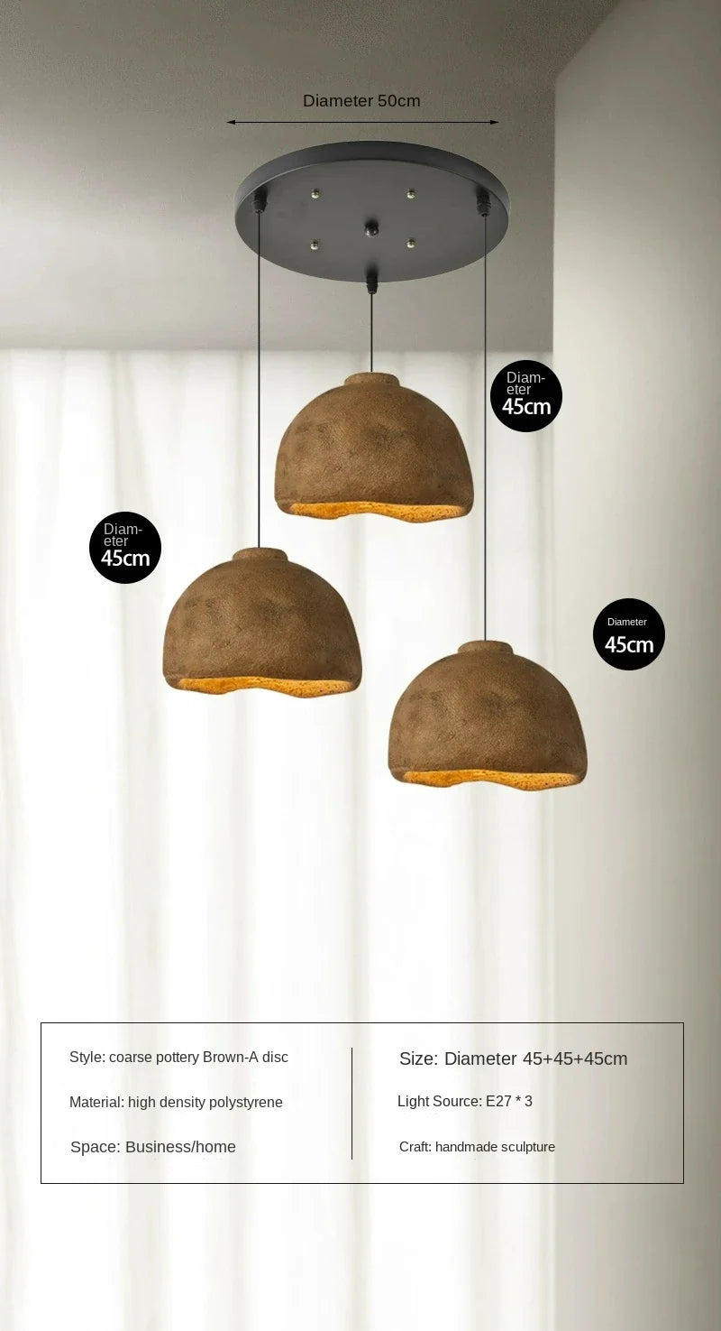 Lustre Wabi-sabi nordique simple moderne