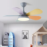 suspension ventilateur led moderne avec télécommande