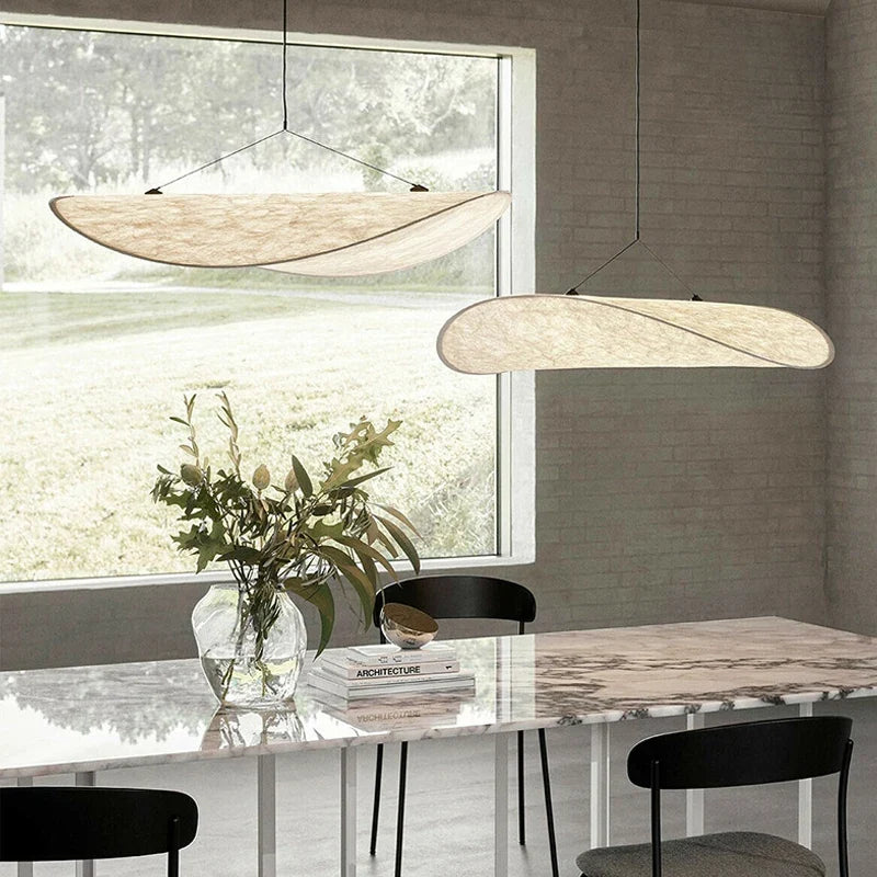 Lustre style soie LED salon salle à manger décoration de la maison chambre Loft