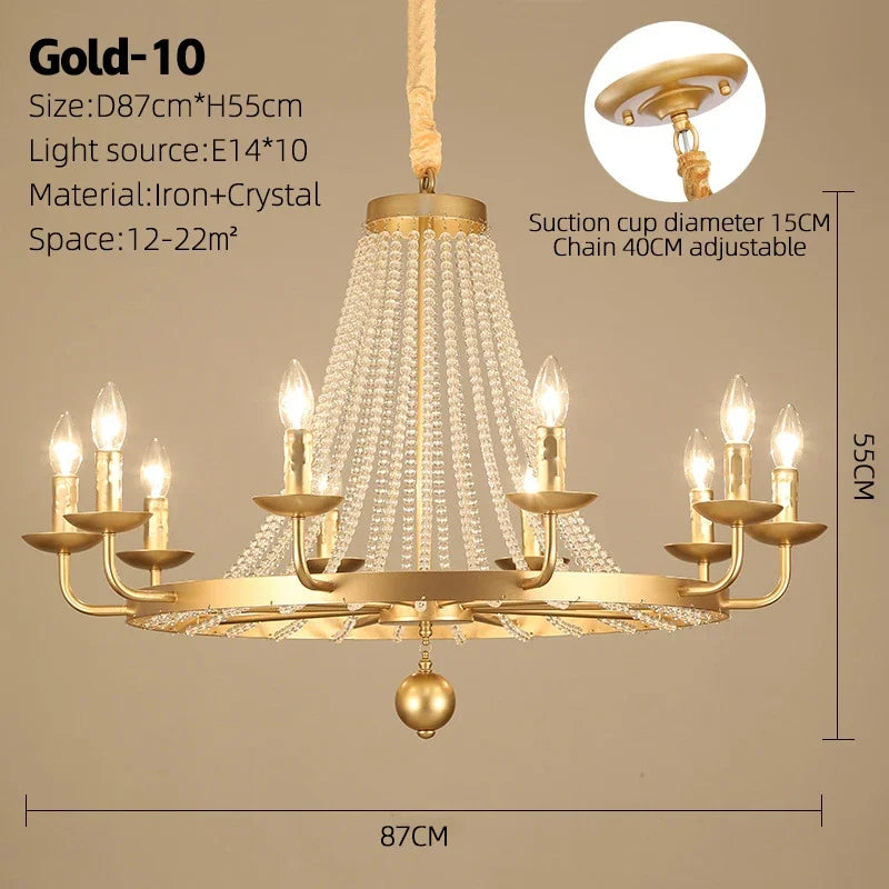 lustre cristal suspendu lumineux pour décoration intérieure élégante