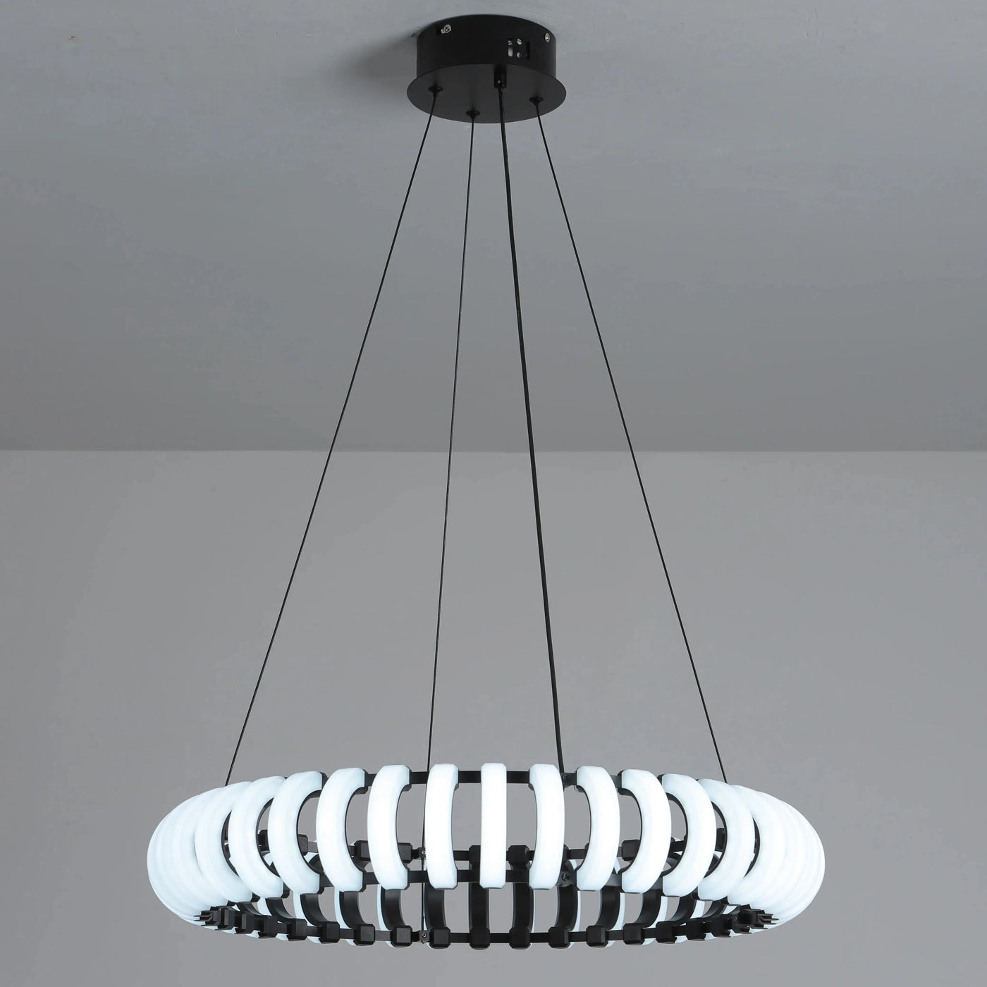lampe pendante design moderne led ronde nordique pour décor atmosphérique