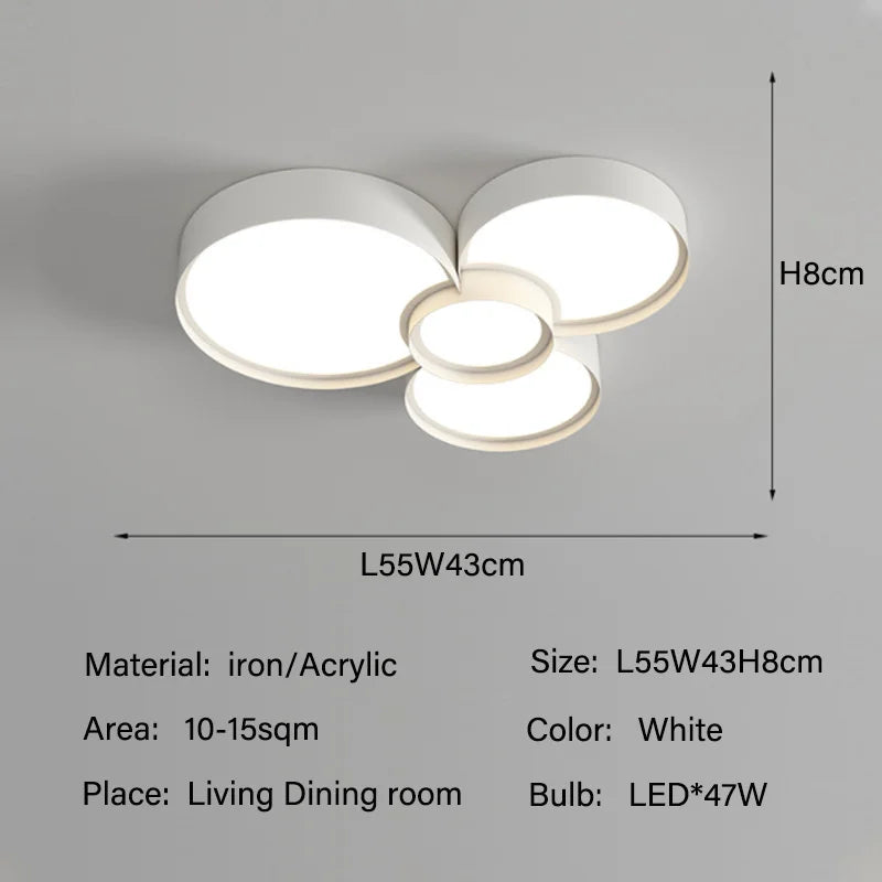 plafonnier led moderne pour un intérieur élégant et lumineux