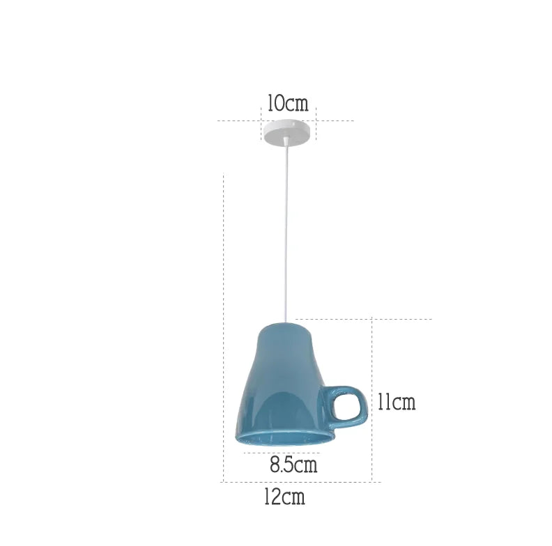 lampe suspension céramique moderne led