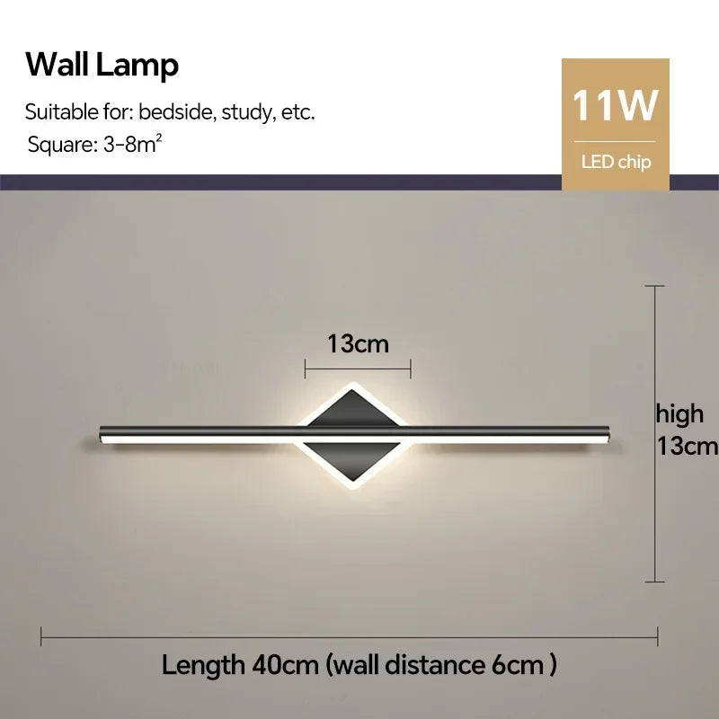 applique murale led moderne pour décoration intérieure élégante