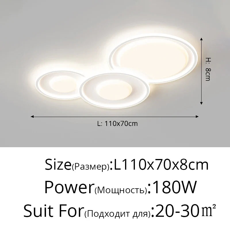 plafonnier led étoile moderne pour décoration intérieure élégante