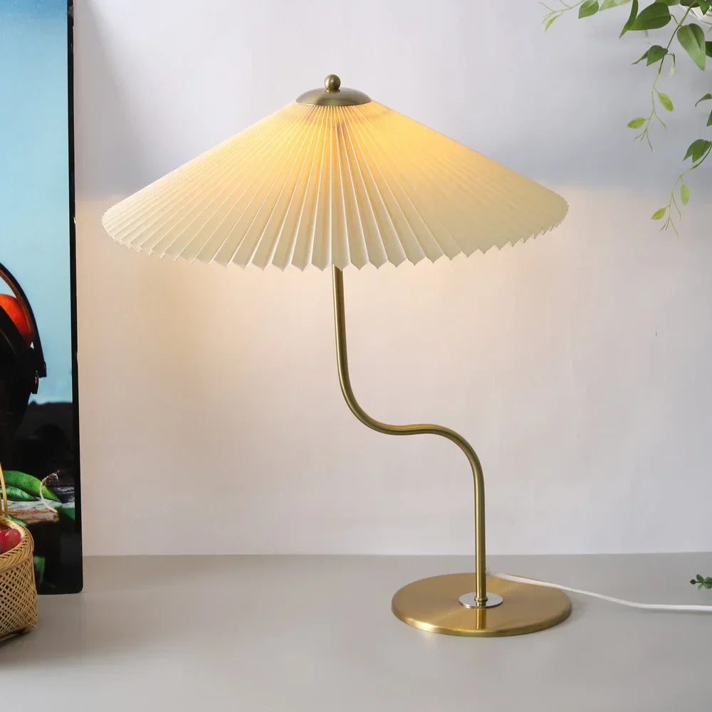 lampe à poser rétro en forme de parapluie décoratif pivotant