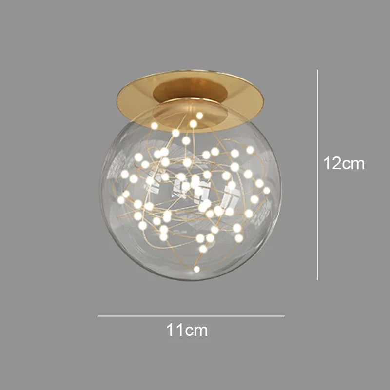 Plafonnier LED nordique éclairage intérieur décoration de la maison salon Table à manger chambre couloir vestiaire plafonnier