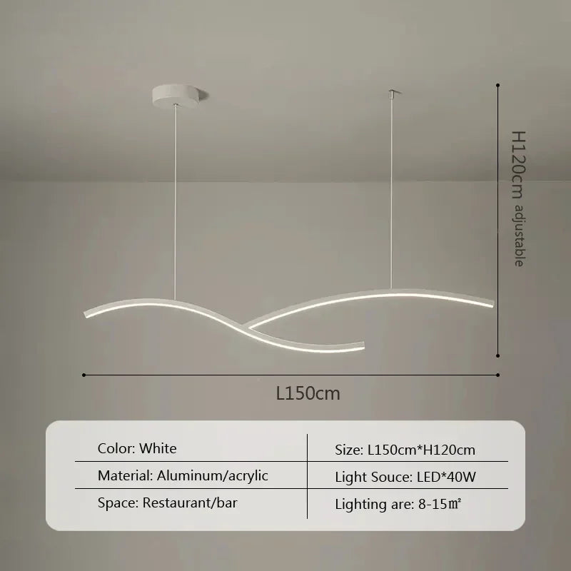 suspension acrylique hyperbolique design moderne décorative