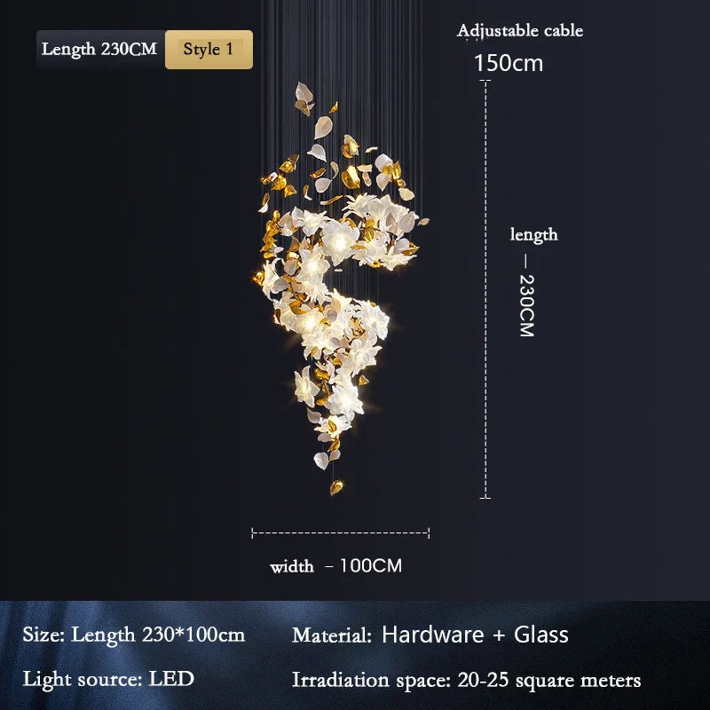 lustre led moderne pour décoration et éclairage maison
