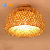 30 rotin osier plafonnier suspension abat-jour maison chambre décor Lustre bambou bois Art suspendu Lustre Luminaire