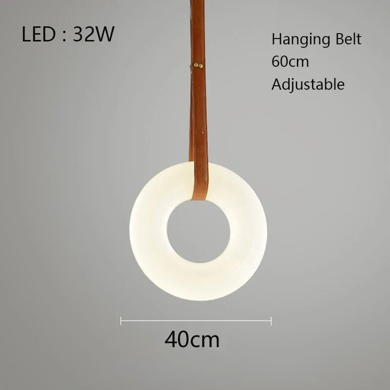 lustre led en cuivre et marbre naturel luxueux minimaliste