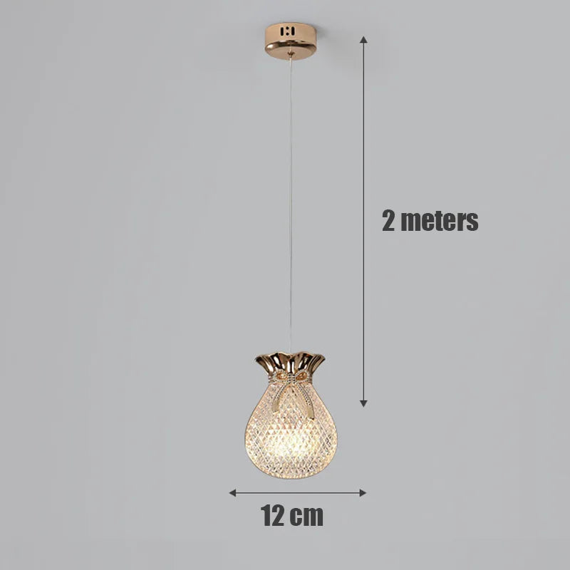 suspension led design pour intérieur de salon