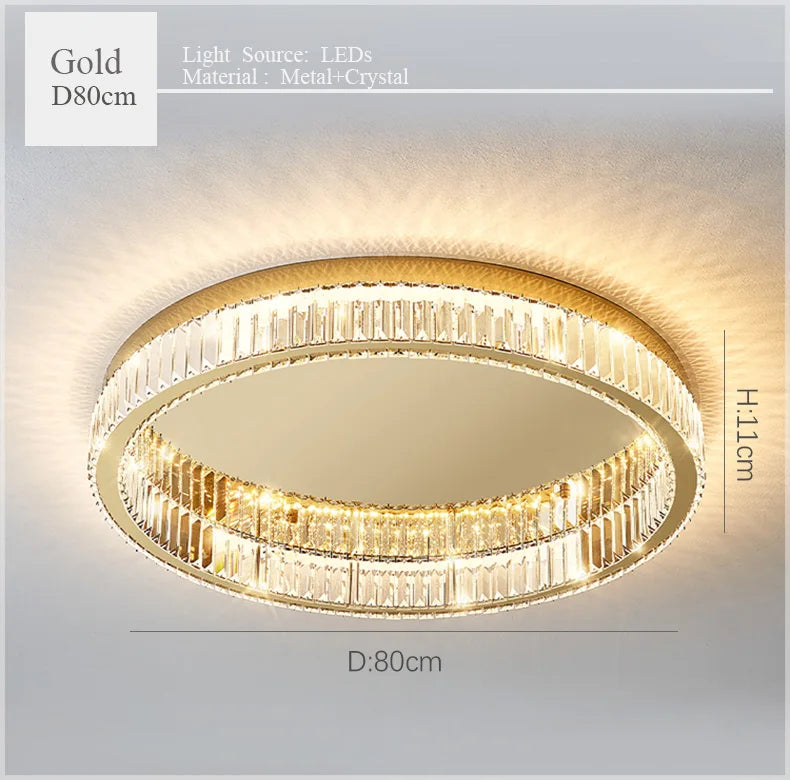 2024 Originality Personality Luxury Crystal Chandelier Lighting For Living Room Bedroom Study Crystal Ceiling Lamp