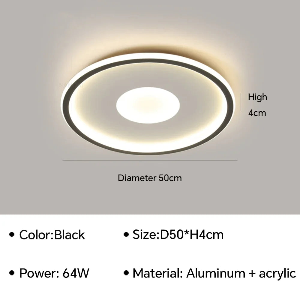 plafonnier led moderne pour décoration intérieure et éclairage design