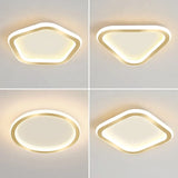 plafonnier moderne doré pour décoration intérieure et luminaires