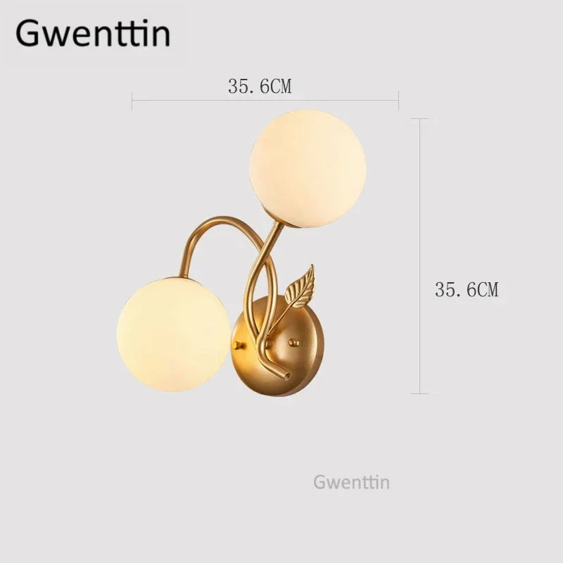 applique murale boule en verre pour décoration moderne intérieur